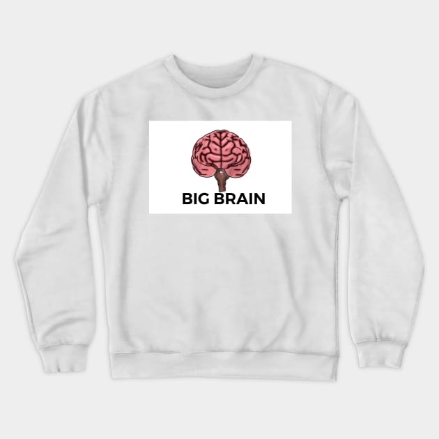 BIG BRAIN Crewneck Sweatshirt by AlmostArt